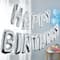 Happy Birthday Silver Foil Balloon Banner Kit By Celebrate It™